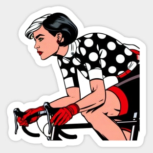 Cruella cycling short Sticker